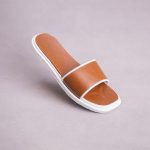 دمپایی ایربولینگ زنامه مدل چرمی (پوست ماری)